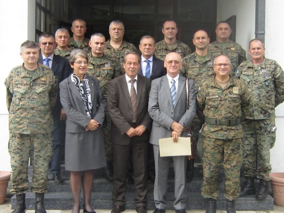 Чланови Заједничке комисије за одбрану и безбједност БиХ посјетили Команду 5. пјешадијске бригаде Оружаних снага БиХ у Тузли